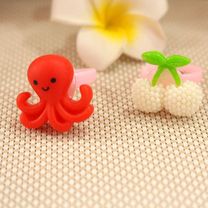 Cartoon Plastic Rings Heart <b>Box</b> 36Pcs <b>Mixed</b> Colors For Kids 3-6 Years Old Jewelry Gift Baby Souvenirs - Product Image 4