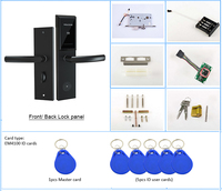 Cerradura de Puerta de Hotel RFID con Desbloqueo por Tarjeta y Llaves, con Software de Gestión de Tarjetas de Acceso