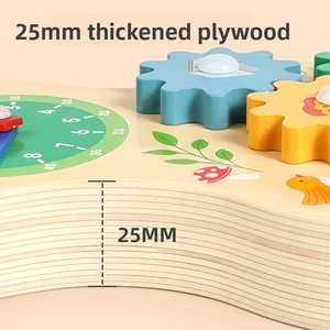 Nouveautés OEM&ODM : Jouets éducatifs Montessori en bois, planche d'activités sensorielle pour enfants, garçons et filles - Product Image 5