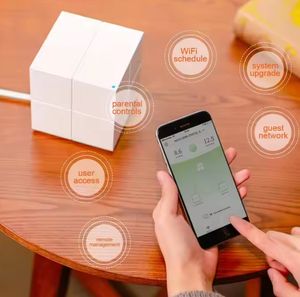 <span class=keywords><strong>Tenda</strong></span> MW6 <span class=keywords><strong>Router</strong></span> Wireless Gigabit 11AC Dual-Band 2.4G/5.0GHz per tutta la casa sistema di copertura Wifi - Product Image 3