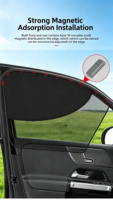 Pare-soleil magnétique pour vitres latérales avant et arrière de voiture, protection UV, universel, personnalisé, pare-brise automobile