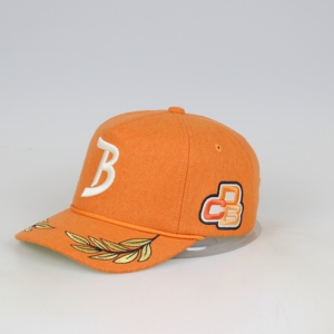 Gorras Snapback de pana de 6 paneles estilo <span class=keywords><strong>INS</strong></span> para hombre Características comunes de tela con bordado personalizado a la moda - Product Image 1