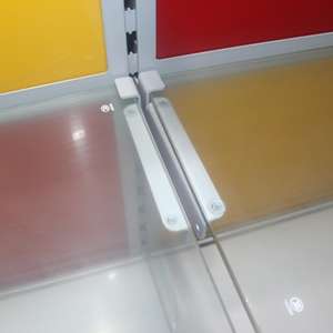 מדפים סופרמרקט צהוב אדום מדפי סופרמרקט 4 שכבות סופרמרקט מדפים גונדולה - Product Image 4