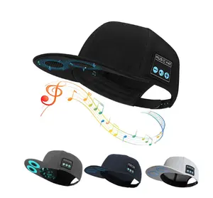 Estate vendita calda collezione Unisex cappello sportivo USB carica auricolari Logo con luci a Led Vintage per bambini regolabile Baseball