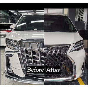 กันชนรถยนต์ปรับแต่งสำหรับชุดบอดี้คิทดีไซน์ LM อุปกรณ์เสริมสำหรับ Toyota Alphard 30 Vellfire ถึง <span class=keywords><strong>Lexus</strong></span> <span class=keywords><strong>LM300</strong></span> - Product Image 3