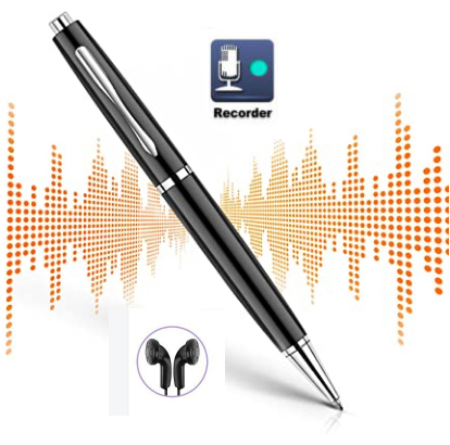 One-button Operation DSP Noise Reduction Voice Activated Loop Recording Ball Pen Shape Voice Recorder