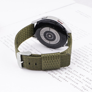 Nieuwe tweedelige nylon lusband voor Samsung Galaxy Watch <span class=keywords><strong>4</strong></span>/classic Vervang de nylon horlogeband - Product Image 5