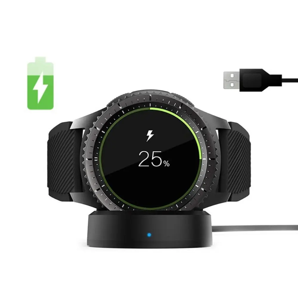 Wireless Fast Charger Base For Samsung Gear S3/S2 Frontier Watch Charging cable For Samsung Galaxy Watch S2/S3 46mm/42mm charge