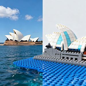 Modelo de Arquitectura de Monumentos Personalizado, Juguete DIY de ABS a Escala 1:12, OEM ODM, Bloques de Construcción de Monumentos Mundiales, Monumento Urbano - Product Image 4