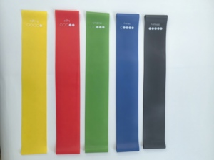 5 Bandas de Resistencia para Ejercicio <span class=keywords><strong>con</strong></span> Diferentes Niveles de Resistencia, Bandas Elásticas de Látex para Fitness, 5LBS-45LBS - Product Image 4