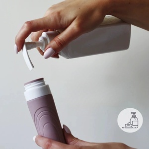 Botella de Viaje Portátil de Silicona 2024, 90 ml, Reutilizable, Juego de Cosméticos para Exteriores - Product Image 3