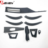 2014-2021 Real Dry Wet Carbon untuk BMW M2 F87 M2C Alcantar Real Carbon Fiber Interior Parts Dashboard Decorative Cover 10pc