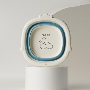 Bassin pliable portable pour enfants en TPE et plastique, spécification 27 cm, pour le lavage des pieds et des fesses - Product Image 3