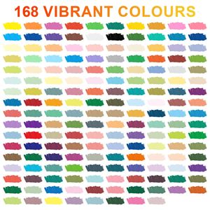 NOVISON 160 Pcs Permanent Acrylic <b>Paint</b> Markers 6mm Flat Brush Tip <b>Rock</b> Painting Wood Glass Stone Canvas Ceramic Fabric - Product Image 2
