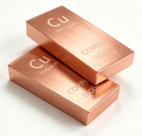 Barre de cuivre pur 999 de 1 kg, barre de cuivre de collection haute pureté, barre de cuivre personnalisée