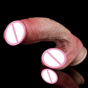 7.68 Inch Double Layer Silicone <b>Dildo</b> for Men Realistic Penis Women Masturbator Skin Feeling Sex Toy - Product Image 3