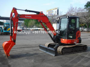 Excavatrice d'occasion Kx163-5 de 5 tonnes, de marque supérieure, en bon état, fabriquée au Japon, design original, à vendre - Product Image 6