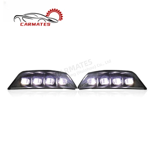Couvercle <span class=keywords><strong>de</strong></span> feu antibrouillard avant CARMATES avec Led Drl pour Ford <span class=keywords><strong>Mustang</strong></span> 2015 <span class=keywords><strong>2016</strong></span> 2017 <span class=keywords><strong>feux</strong></span> diurnes lumière du <span class=keywords><strong>jour</strong></span> - Product Image 2