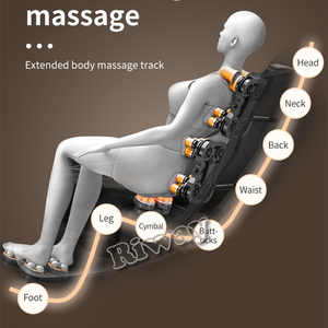 4D Zero Gravity Luxury Smart Air Shiatsu Heating 3d Neck <b>Head</b> Foot Chair From OEM ODM Factory R600 Chair - Product Image 2