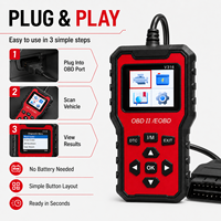 Escáner OBD2 V316, Herramienta de Diagnóstico para Autos, Lector de Códigos de Motor, Comprobador de Voltaje de Batería, Reiniciador de Luz de Advertencia del Motor, Herramienta de Escaneo OBDII