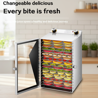 Meilleure Machine de Séchage Intelligente pour Fruits et Légumes à Prix Abordable, Déshydrateur Alimentaire Commercial et Domestique de Haute Qualité à 18 Niveaux