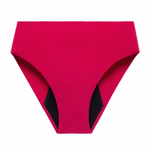 Sous-vêtements physiologiques européens et américains, 4 couches, anti-fuite, rayés, sans couture, culottes menstruelles pour tante - Product Image 6