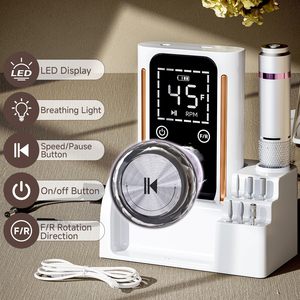 Machine à ongles rechargeable 45000 tr/min, sans fil, électrique, USB, avec 6 embouts pour ongles en acrylique et gel - Product Image 2