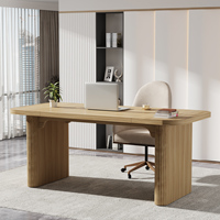 Bureau de direction en bois Tribesigns, bureau d'ordinateur rectangulaire simple, table d'écriture