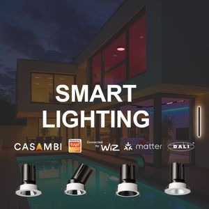 Nuevo Modelo de Downlight <span class=keywords><strong>LED</strong></span> COB Empotrable Inteligente, Regulable, Antideslumbrante, IP65, con Control RGB Tuya Zigbee Matter WiFi y 3 Años de Garantía - Product Image 2