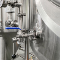Cuve de Fermentation 800L avec Trappe Latérale, Fermenteur Unitank en Acier Inoxydable SUS304, Fermenteur Conique avec Enveloppe de Refroidissement au Glycol