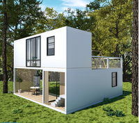 Maison conteneur mobile préfabriquée professionnelle en kit, 40 pieds, structure en acier, maison modulaire, design respirant pour bureau et hôtel