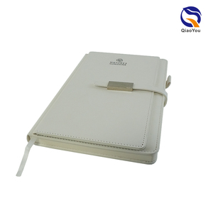 Cuaderno de Cuero Blanco con Impresión de Logotipo Personalizado al por Mayor de Fábrica, Papel Offset, 100 Hojas - Product Image 2