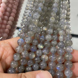 Accesorios DIY, Cuentas de Cristal Natural Redondas Pulimentadas Surtidas, Amuleto Curativo, Tendencia de Moda para la Creación de Joyas - Product Image 5