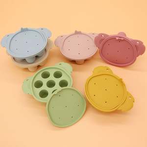 Bandeja de cubitos de hielo de silicona con forma de Koala recién nacido personalizada, juego de alimentador de chupete de alimentación de fruta fresca para bebé - Product Image 2