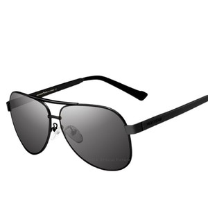 Veithdia Men's Aviator Sunglasses Gold <b>Frame</b> Dark Green Polarized Lenses UV400 Protection Metal <b>Frame</b> Type 3 Sunshades - Product Image 5