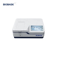 Spectrophotomètre UV-Vis Biobase Chine BK-D9X à double faisceau, 1200 lignes/mm, avec grille holographique, spectromètre UV-Vis de laboratoire