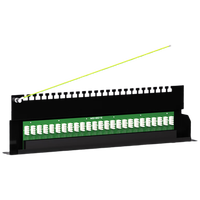 Panel Patch telepon pemasangan rak 1U 25-Port | Kabel telekomunikasi Universal untuk pusat Data & Jaringan Perusahaan
