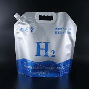beverage bag with spout bags carton box nozzle pouch aluminium spouted bag