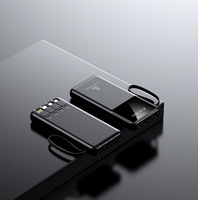 Batterie Li-polymère portable certifiée 3C, haute capacité 20000 mAh, avec charge rapide 10W et affichage LED