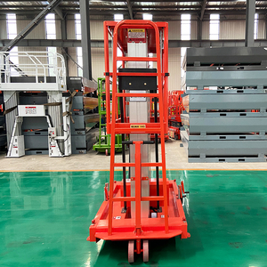 Taşınabilir Tek Kişilik Alüminyum Havadan Çalışma Platformu Merdiveni Hidrolik Dikey Mastlı Asansör 200kg Taşıma Kapasiteli - Product Image 3