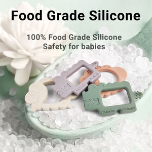 <span class=keywords><strong>Anneau</strong></span> de <span class=keywords><strong>dentition</strong></span> en Silicone sans BPA, de qualité alimentaire, pour bébé en bas âge, jouets pour nourrissons - Product Image 4