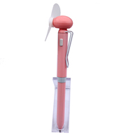 Vente chaude rose Mini ventilateur stylo qualité métal Gel encre nouveau Design stylo multifonction pour une utilisation promotionnelle approvisionnement direct d'usine