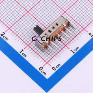 SS14D07VG4 Slide Switch Through hole-7P,14.8x4.4mm Switch Single Pole Double Throw Rectangle Pin Header PC Pin 14.8mm - Product Image 2