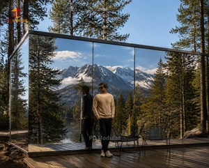 Villa modulaire <span class=keywords><strong>de</strong></span> luxe légère avec façade entièrement vitrée pour l'hébergement touristique dans les zones panoramiques - Product Image 1