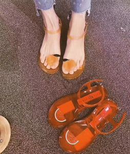 Sandales plates d'été pour femmes, tongs en gelée, imprimé fruits, style décontracté, style extérieur, favori des célébrités d'Internet - Product Image 2