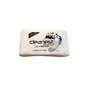 Stoviglie e Articoli da Tavola Usa e Getta Biodegradabili Panda White 33x33, Tovaglioli per Occasioni Festive - Product Image 3