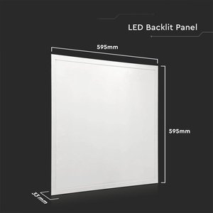 Pannello LED da Incasso 60X60 36W 120LM/W Bianco Freddo 6400K SMD2835 Sorgente Luminosa IP44 per Officina Ospedale Pannello Sottile SKU-10219 - Product Image 2