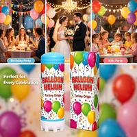 Bouteille de gaz jetable de 2,2 L pour ballons, idéale pour les mariages et événements, avec buse de gonflage sécurisée et portable