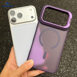 Coque de téléphone portable magnétique de luxe personnalisée avec support d'appareil photo en métal mat pour iPhone 11 12 13 14 <span class=keywords><strong>Plus</strong></span> 15 16 17 Pro Max - Product Image 6