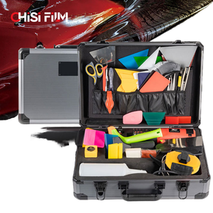 Outils de désherbage du vinyle, kit de racloir et de raclette pour l'installation de vinyle sur véhicule, kit de film teinté pour vitres de voiture, kit de vinyle pour voiture, outils d'emballage de voiture - Product Image 4